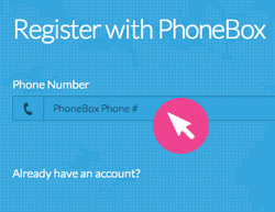 How to Login to PhoneBox step 3